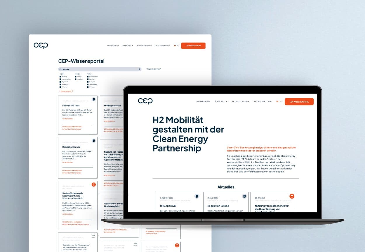 Eine Website, die sowohl in der Designsprache ausgewogen als auch in der Usability sehr gut nutzbar ist