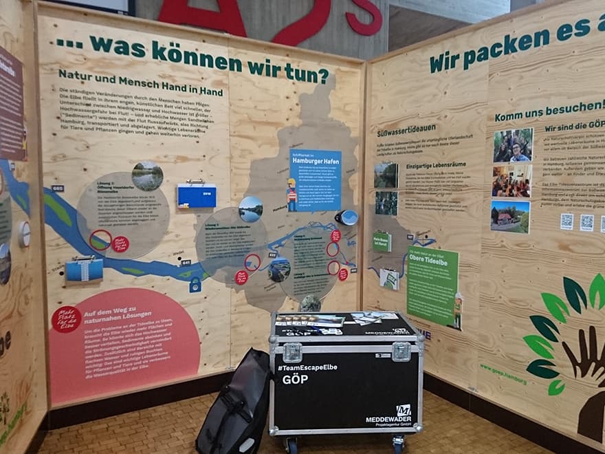 Team-Escape: Ein mobiler Ausstellungsraum